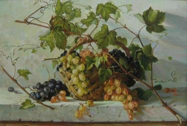 Натюрморт с виноградом Маркова Т.В.